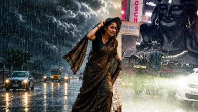 रुक-रुक कर हुई बारिश से तापमान 22 डिग्री के नीचे; मौसम विभाग ने दर्ज की 7.3 मिमी वर्षा