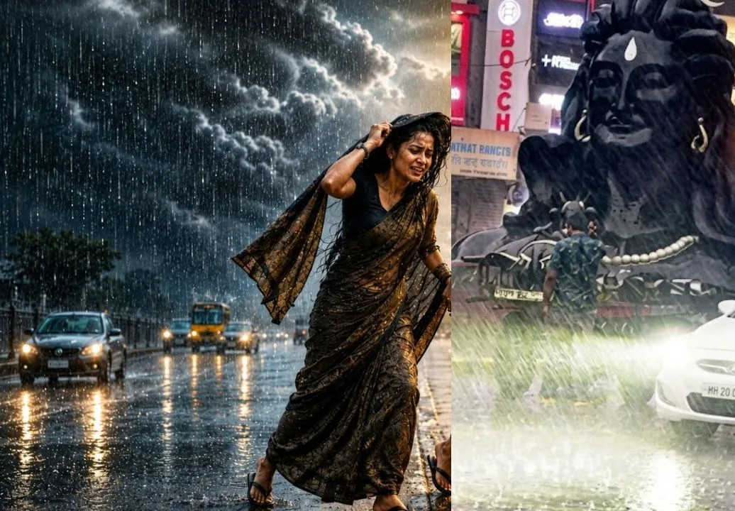 रुक-रुक कर हुई बारिश से तापमान 22 डिग्री के नीचे; मौसम विभाग ने दर्ज की 7.3 मिमी वर्षा