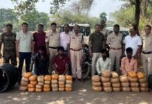 टबों में छिपाकर ला रहे थे 36 लाख का गांजा, बालोद पुलिस ने नाबालिग समेत 5 तस्करों को दबोचा