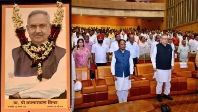 रूपनारायण सिन्हा को श्रद्धांजलि देने उमड़ा जनसैलाब: मुख्यमंत्री साय ने कहा—‘छत्तीसगढ़ ने खोया एक कर्मयोगी’