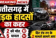 छत्तीसगढ़ में सड़क हादसों का कहर: जशपुर-कोरबा में 2 की मौत, हिट एंड रन के 2 मामलों समेत 5 लोग गंभीर घायल