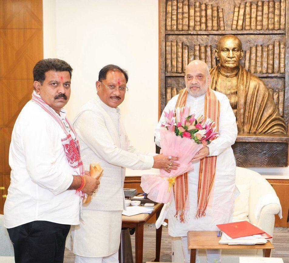 छत्तीसगढ़ में अखिल भारतीय आयुर्वेद संस्थान की स्थापना का प्रस्ताव, अमित शाह से मिले मुख्यमंत्री विष्णुदेव साय