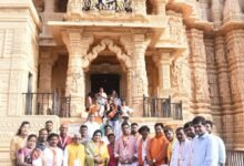 सोमनाथ से लौटे 1040 विशिष्टजन: रायपुर स्टेशन पर भव्य स्वागत, सांस्कृतिक यात्रा बनी आस्था और स्वाभिमान का प्रतीक