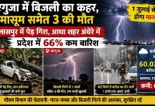 Monsoon Alert: बिजली गिरने से 3 की मौत, बिलासपुर में आधा शहर अंधेरे में; 1 जुलाई से तेज होगी बारिश