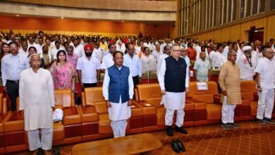 छत्तीसगढ़ योग आयोग के अध्यक्ष स्वर्गीय रूपनारायण सिन्हा को दी गई भावभीनी श्रद्धांजलि