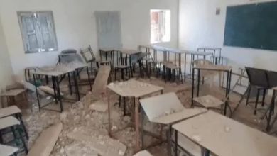 बीकानेर में सरकारी स्कूल की छत गिरी:गर्मियों की छुट्‌टी में हुआ हादसा; PWD पूरी बिल्डिंग को अनसेफ घोषित कर चुका