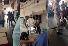 रेलवे स्टेशन पर यात्री और कैंटीन कर्मचारी में मारपीट, हंगामे के बीच छूटी ट्रेन
