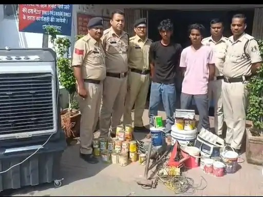 2.50 लाख की चोरी का खुलासा: कोतवाली पुलिस ने 2 आरोपियों को किया गिरफ्तार