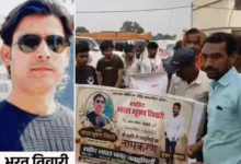 बिहार- एनकाउंटर में मारे गए भरत तिवारी की तेरहवीं:मुठभेड़ वाली जगह पर नारे लगे; मां बोली- सम्राट और उनकी पुलिस पर भरोसा नहीं