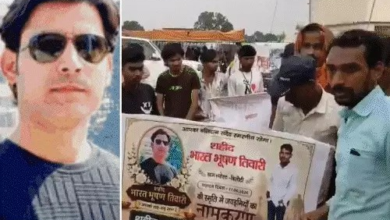 बिहार- एनकाउंटर में मारे गए भरत तिवारी की तेरहवीं:मुठभेड़ वाली जगह पर नारे लगे; मां बोली- सम्राट और उनकी पुलिस पर भरोसा नहीं