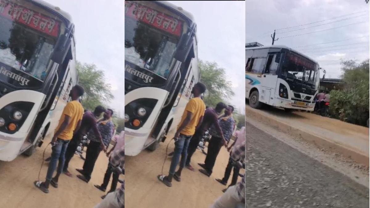 यात्री बस रोककर चालक से मारपीट और धमकी, वीडियो वायरल होने के बाद बढ़ी कार्रवाई की मांग