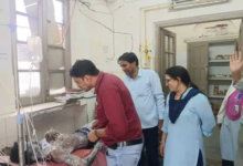 खेतड़ी में गैस लीक होने से मजदूर झुलसा, झुंझुनूं रेफर:शरीर के कई हिस्सों में गंभीर जलन, लोहे की गाटर काटते समय हादसा