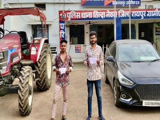 अचानक चेकिंग में ट्रैक्टर-कार चालकों पर कार्रवाई, जुर्माना ठोक गाड़ियां जब्त