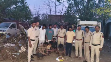 कबाड़ माफिया पर बड़ा प्रहार: 14.25 लाख का कबाड़ जब्त, रेलवे के पार्ट्स समेत 7 तस्कर गिरफ्तार