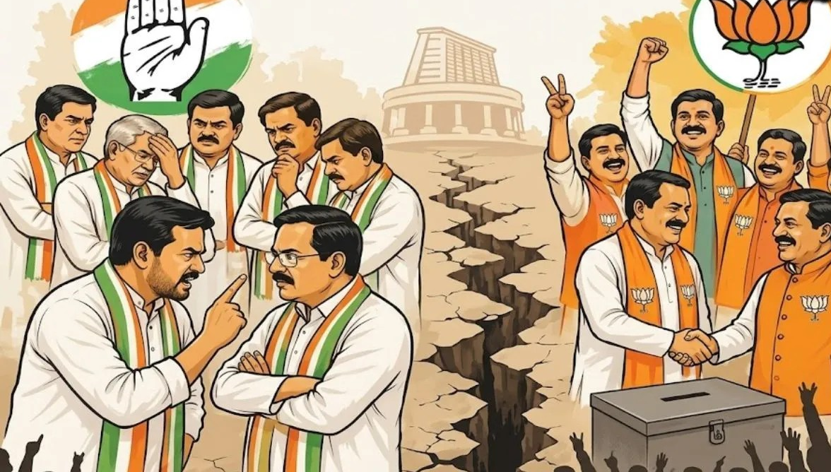 नागपुर कांग्रेस में गुडधे बनाम ठाकरे की जंग ने डुबोई नैया: 250+ वोटों का दावा हवा, अपनों ने लोंढे को दिया दगा