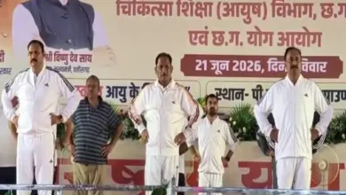 मुख्यमंत्री ने योग को बताया स्वस्थ जीवन का आधार, अंबिकापुर में हजारों लोगों संग किया योगाभ्यास मुख्यमंत्री ने योग को बताया स्वस्थ जीवन का आधार, अंबिकापुर में हजारों लोगों संग किया योगाभ्यास
