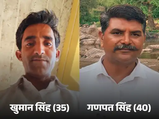 कार ने बाइक को मारी टक्कर, दो दोस्तों की मौत:सांचौर में एक ही दुकान पर काम करते थे, पूर्णिमा पर मंदिर जा रहे थे
