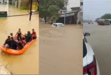 बिलासपुर में 20 साल बाद बाढ़ जैसे हालात: मूसलाधार बारिश से शहर डूबा, 5 ट्रेनें रद्द, SDRF ने 40 से ज्यादा लोगों को बचाया