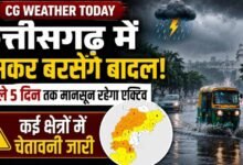 मानसून हुआ सुपर एक्टिव: रायपुर समेत कई जिलों में झमाझम बारिश के आसार, IMD बोला—5 दिन रहें सतर्क