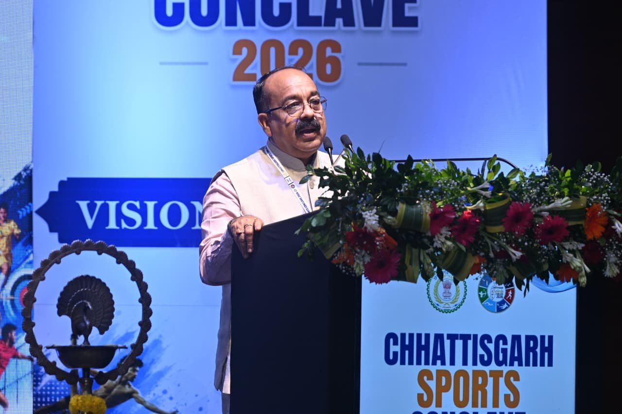 स्पोर्ट्स कॉन्क्लेव का आगाज: अरुण साव बोले- खिलाड़ियों के विकास के लिए हरसंभव सहयोग देगा राज्य, नई नीति में शामिल होंगे सुझाव