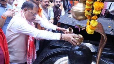 गुरु पूर्णिमा पर कोसमनारा पहुंचे CM विष्णु देव साय : सत्यनारायण बाबा धाम में पूजा कर प्रदेश की सुख-समृद्धि की कामना की
