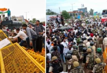 भोपाल में किसानों का आंदोलन तेज, सरकार से वार्ता विफल होने के बाद धरना जारी