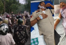 पुलिस टीम पर ग्रामीणों का हमला, DSP समेत 15 से ज्यादा जवान घायल; क्षेत्र में सुरक्षा बढ़ाई गई