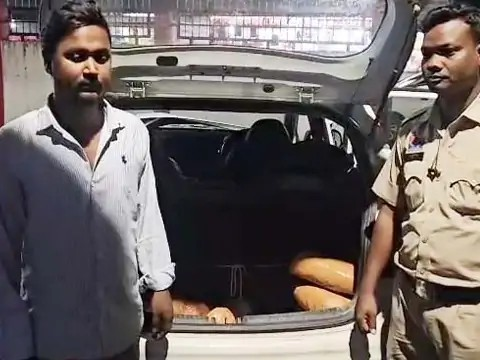 ओडिशा से यूपी और महाराष्ट्र जा रही 16 लाख की गांजा खेप पकड़ी, रायगढ़ में महिला समेत 2 तस्कर गिरफ्तार