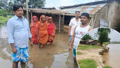 उफनाईं बिहार की नदियां! पटना से भागलपुर तक बाढ़ की आहट… कोसी का रौद्र रूप, कटिहार में महानंदा ने डराया, कटाव से उजड़ रहे आशियाने उफनाईं बिहार की नदियां! पटना से भागलपुर तक बाढ़ की आहट… कोसी का रौद्र रूप, कटिहार में महानंदा ने डराया, कटाव से उजड़ रहे आशियाने