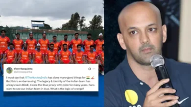 नीले से भगवा हुआ टीम इंडिया की ड्रेस का रंग, मचा बवाल