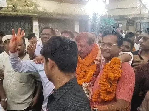 बिलासपुर अधिवक्ता संघ चुनाव में अनुराग बाजपेयी अध्यक्ष निर्वाचित, 380 वोटों से दर्ज की जीत बिलासपुर अधिवक्ता संघ चुनाव में अनुराग बाजपेयी अध्यक्ष निर्वाचित, 380 वोटों से दर्ज की जीत