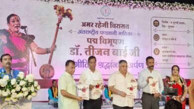 तीजन बाई के नाम पर मिलेगा राज्यस्तरीय सम्मान: संस्कृति मंत्री राजेश अग्रवाल की घोषणा, घासीदास संग्रहालय में रखा जाएगा ऐतिहासिक तंबूरा