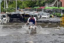 सड़कें बनीं तालाब, रेंग-रेंग कर चलीं कारें, सेक्टर-16 मेट्रो स्टेशन के पास गिरा डिवाइडर… दिल्ली-नोएडा से गुरुग्राम तक बारिश ने बढ़ाई मुसीबत