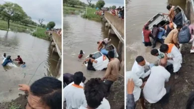 MP: राजगढ़ में बड़ा हादसा… तेज रफ्तार कार तालाब में गिरी, पांच लोगों की मौत MP: राजगढ़ में बड़ा हादसा… तेज रफ्तार कार तालाब में गिरी, पांच लोगों की मौत