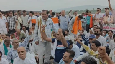 राजधानी भोपाल में घुसे हजारों किसान, सीएम हाउस की ओर बढ़े; मूंग की 100% सरकारी खरीदी को लेकर प्रदर्शन