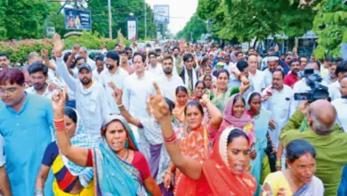 नकटी बुलडोजर कार्रवाई के विरोध में प्रदर्शन तेज, मंत्री आवास और सीएम हाउस की ओर बढ़े ग्रामीण नकटी बुलडोजर कार्रवाई के विरोध में प्रदर्शन तेज, मंत्री आवास और सीएम हाउस की ओर बढ़े ग्रामीण