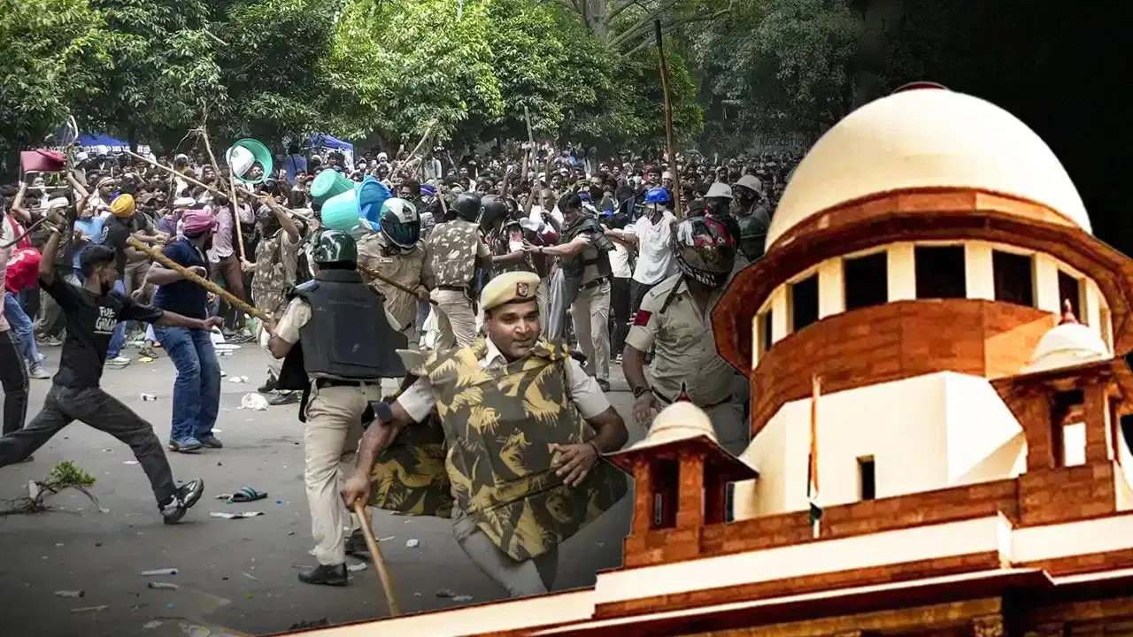 जंतर-मंतर हिंसा के बाद पुलिसकर्मियों की सुरक्षा पर सुप्रीम कोर्ट में याचिका, एक समान गाइडलाइंस बनाने की मांग