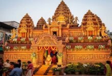 रांची के पूजा पंडालों में दिखेगा दक्षिण भारत से गुजरात तक का रंग, कहीं बृहदेश्वर तो कहीं द्वारका मंदिर