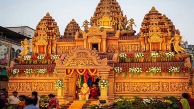 रांची के पूजा पंडालों में दिखेगा दक्षिण भारत से गुजरात तक का रंग, कहीं बृहदेश्वर तो कहीं द्वारका मंदिर