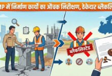 प्रदेश के 7 जिलों में 35 निर्माण कार्यों का औचक निरीक्षण, मुख्य अभियंताओं की टीम ने परखी गुणवत्ता