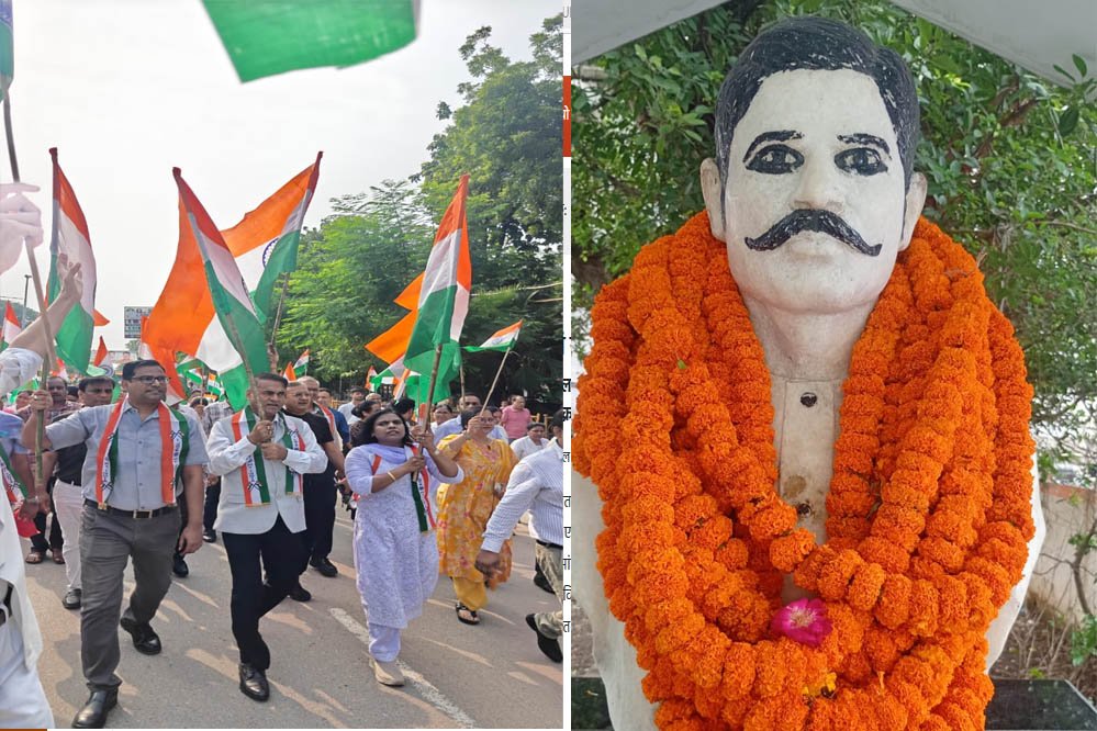 जहां ठाकुर रोशन सिंह ने दी शहादत, उसी जगह के नामकरण की मांग पर नौवें दिन भी धरना जारी जहां ठाकुर रोशन सिंह ने दी शहादत, उसी जगह के नामकरण की मांग पर नौवें दिन भी धरना जारी