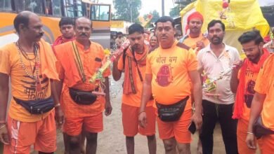 बाबा धाम के लिए बिलासपुर से श्रद्धालु हुए रवाना