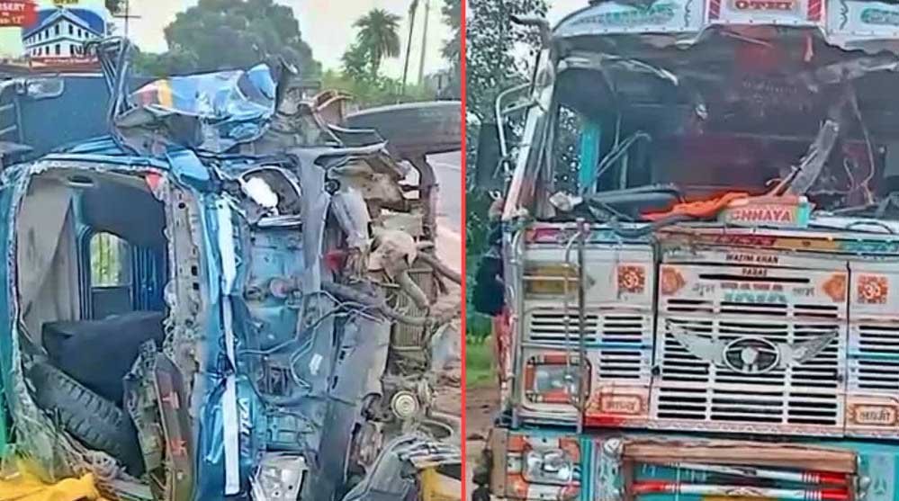 NH-719 पर दर्दनाक हादसा, गायों को बचाने में बेकाबू हुआ लोडिंग वाहन; 8 मजदूरों की मौत, 20+ घायल