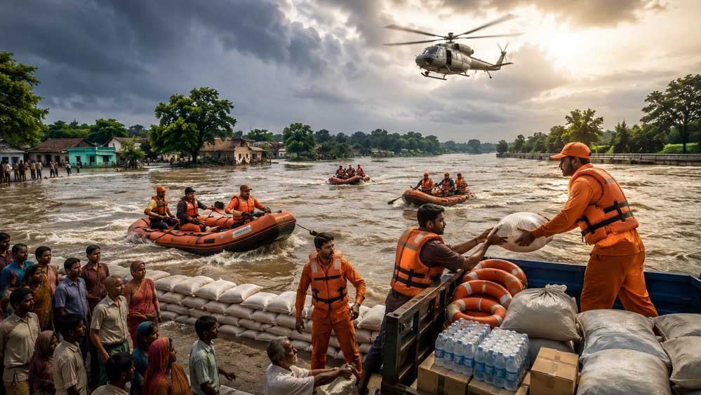 बाढ़ प्रभावित परिवारों को राहत के साथ मिलेंगे पक्के घर, 25 परिवारों को मिले आवासीय पट्टे