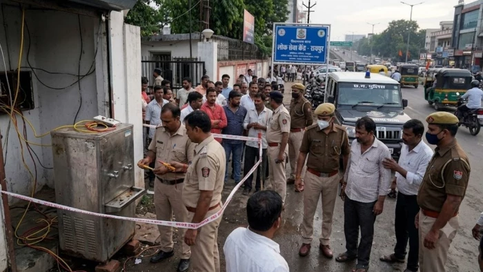 विधानसभा थाना परिसर में वाटर कूलर में उतरा करंट : युवक की मौके पर मौत; बचाने पहुंचे आरक्षक भी करंट की चपेट में आए