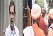 साधु-संतों का राहुल गांधी के घर के बाहर विरोध प्रदर्शन, दिल्ली पुलिस ने कई लोगों को हिरासत में लिया
