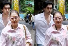 फैमिली कोर्ट के बाहर दिखीं सुनीता आहूजा, बेटे यश ने संभाला; तलाक की अटकलें तेज