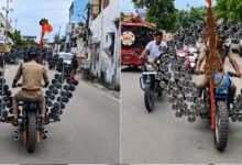 500 हॉर्न वाली बाइक देख पुलिस भी रह गई हैरान, तुरंत लिया एक्शन; Video वायरल