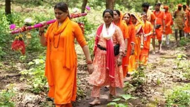 अमरकंटक से नर्मदा जल लेकर रवाना हुए कांवड़िए, विधायक भावना बोहरा ने किया नेतृत्व
