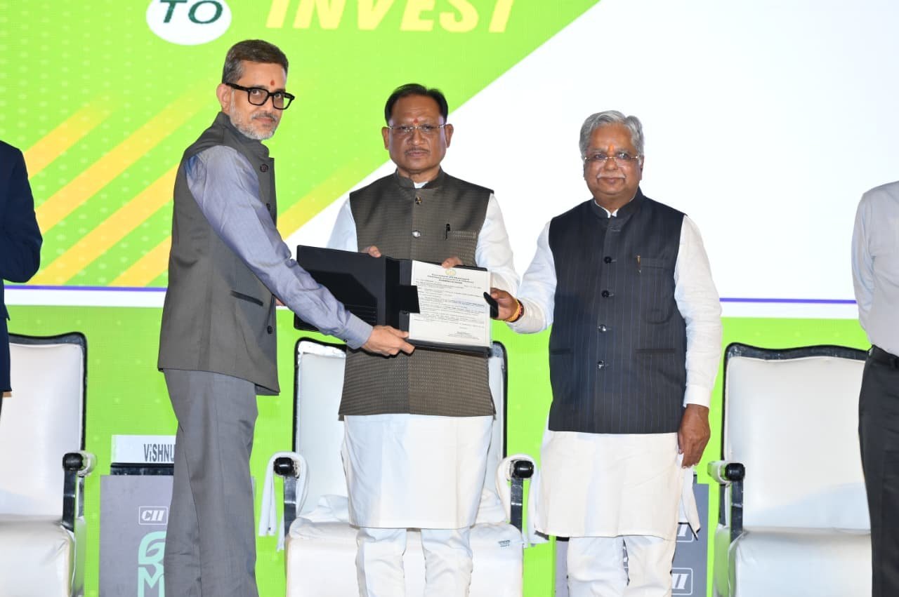 छत्तीसगढ़ बनेगा ग्रीन स्टील हब : ₹13,840 करोड़ के निवेश प्रस्ताव मिले; CM साय बोले- स्टील से प्रदेश में ही अधिकतम मूल्य संवर्धन हो छत्तीसगढ़ बनेगा ग्रीन स्टील हब : ₹13,840 करोड़ के निवेश प्रस्ताव मिले; CM साय बोले- स्टील से प्रदेश में ही अधिकतम मूल्य संवर्धन हो